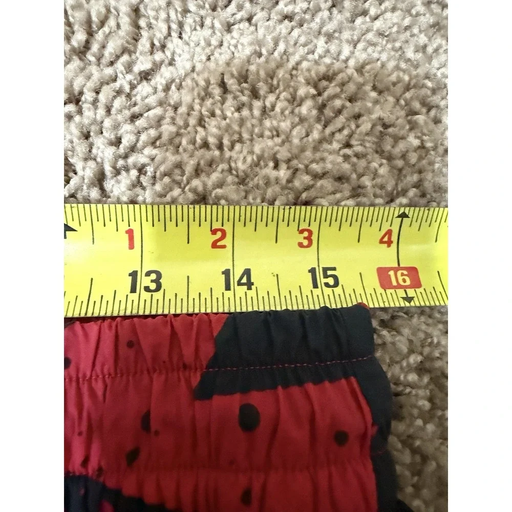 Jordan Jumpman Men's Swim Trunks Shorts Red Black Geometric Size XL Mesh -Run Sm
